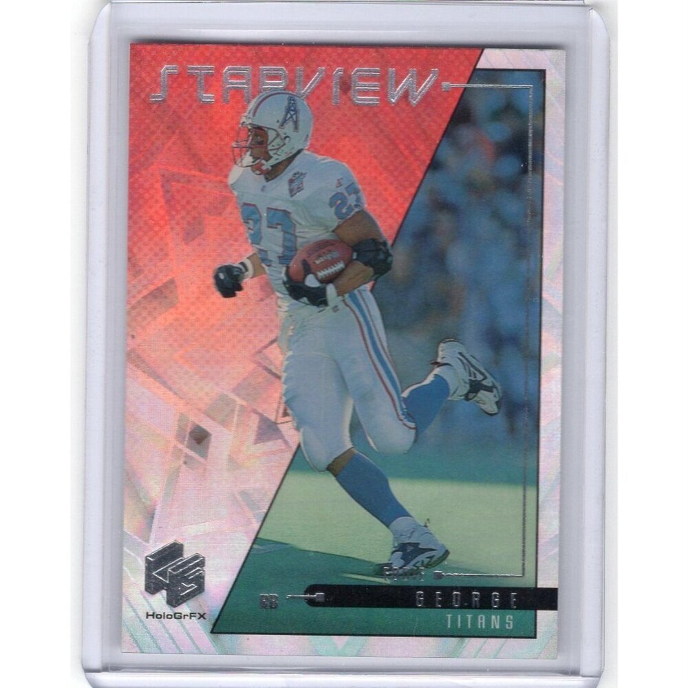 EDDIE GEORGE 1999 Upper Deck HoloGrFX STARVIEW #6 - TITANS